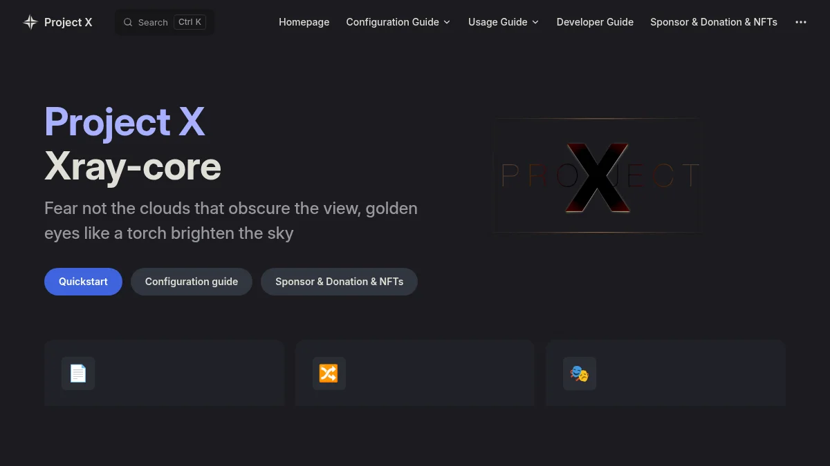Почему Reality не работает в 2026 году: 8 причин и решения: изображение из источника Project X documentation